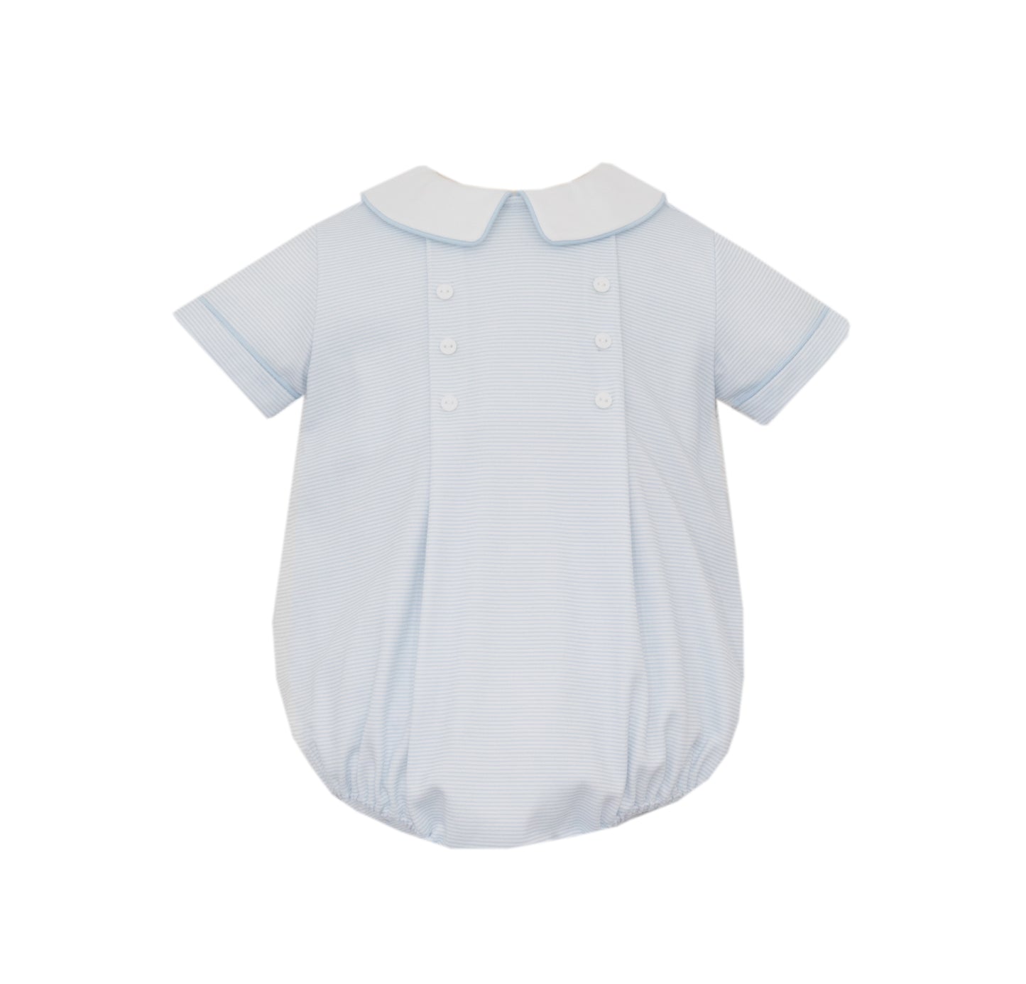 Light Blue Knit Stripe Bubble