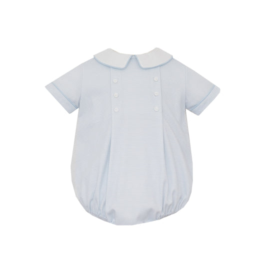 Light Blue Knit Stripe Bubble