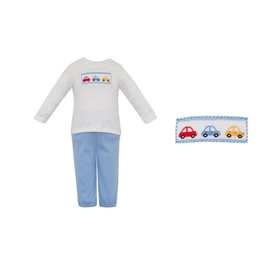 Cars Blue Knit Pant Set