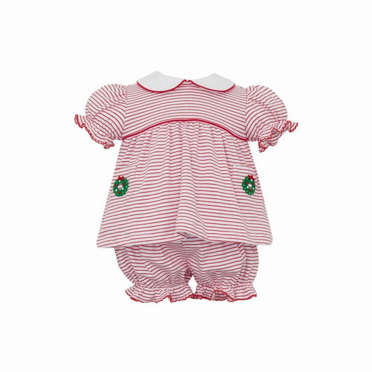 Crochet Bloomer Set - Wreath