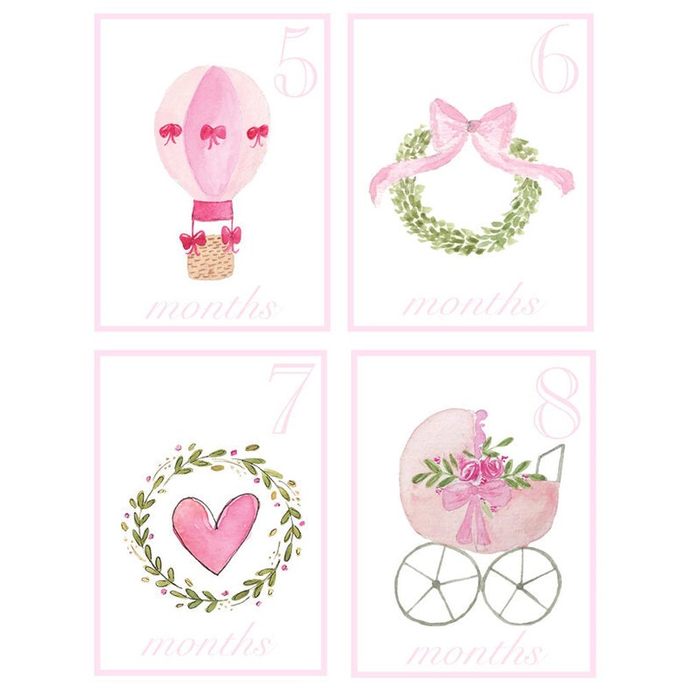 Girl Milestone Cards