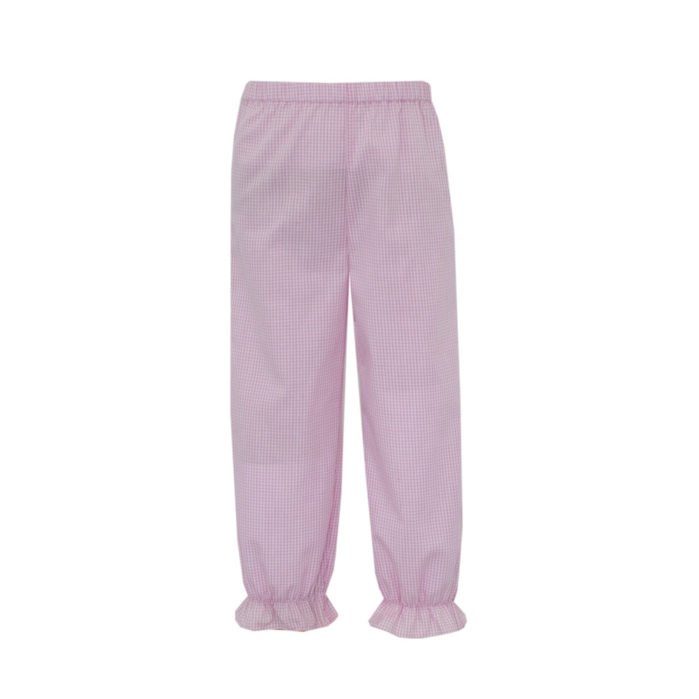 Pink Gingham Girl Pants