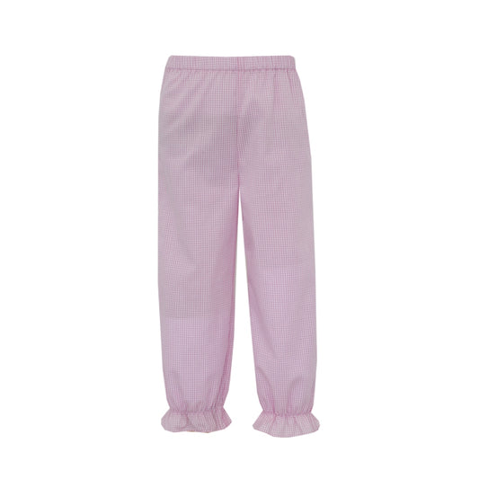 Pink Gingham Girl Pants