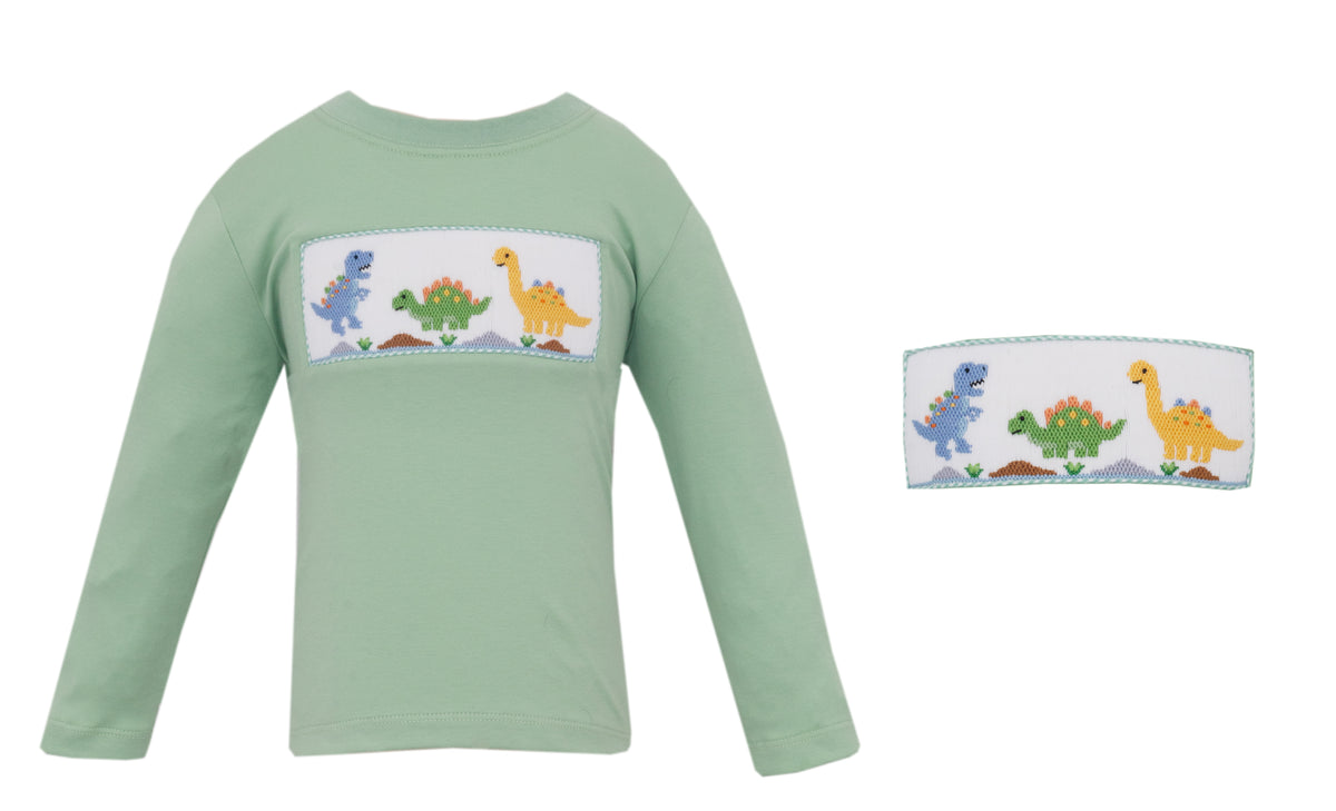 Dinosaur Long Sleeve Shirt - Green