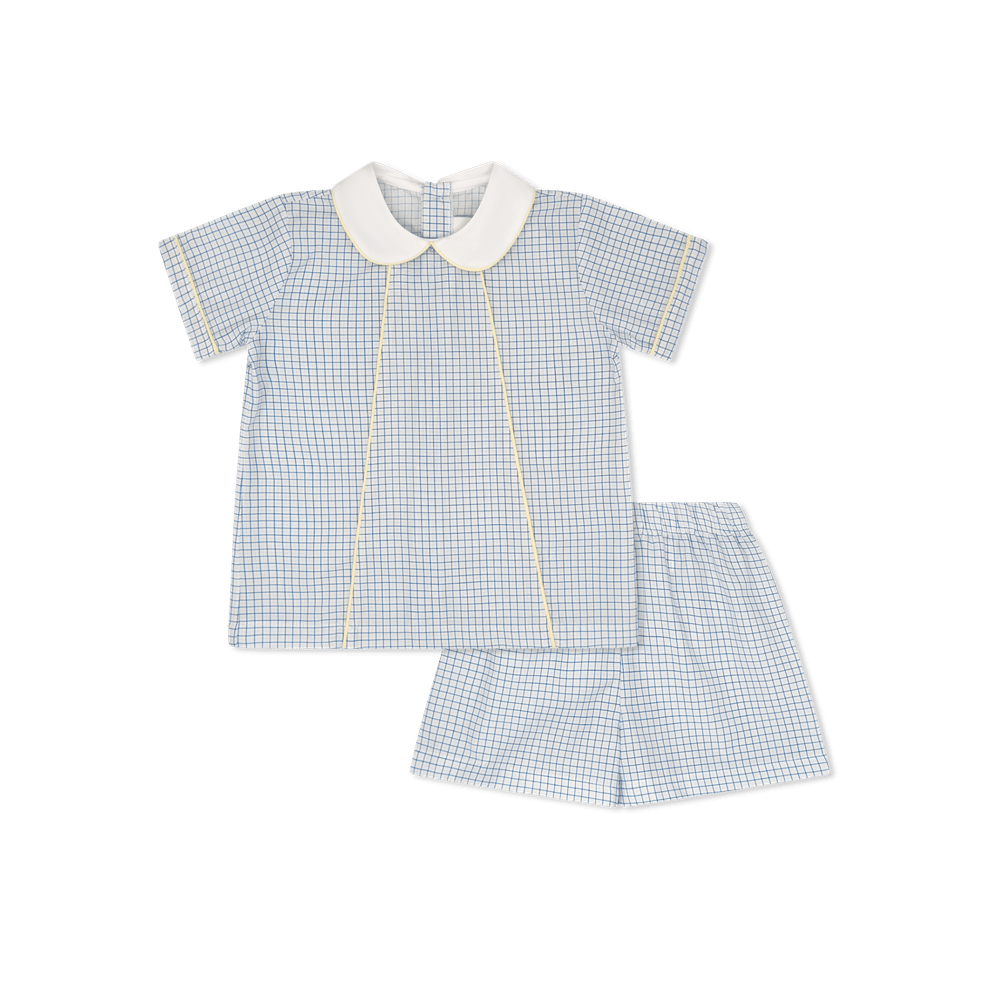 Adam Short Set - Skyline Plaid