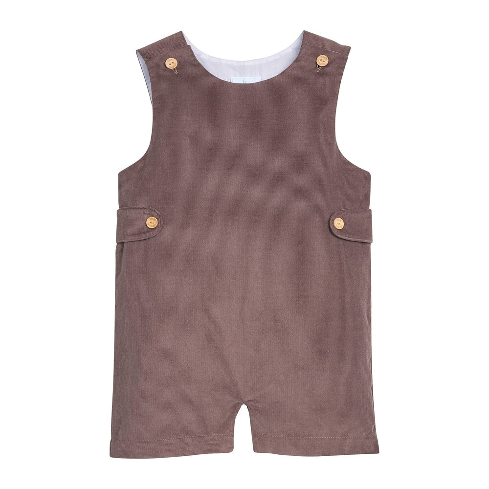 Button Tab John John - Chocolate Corduroy