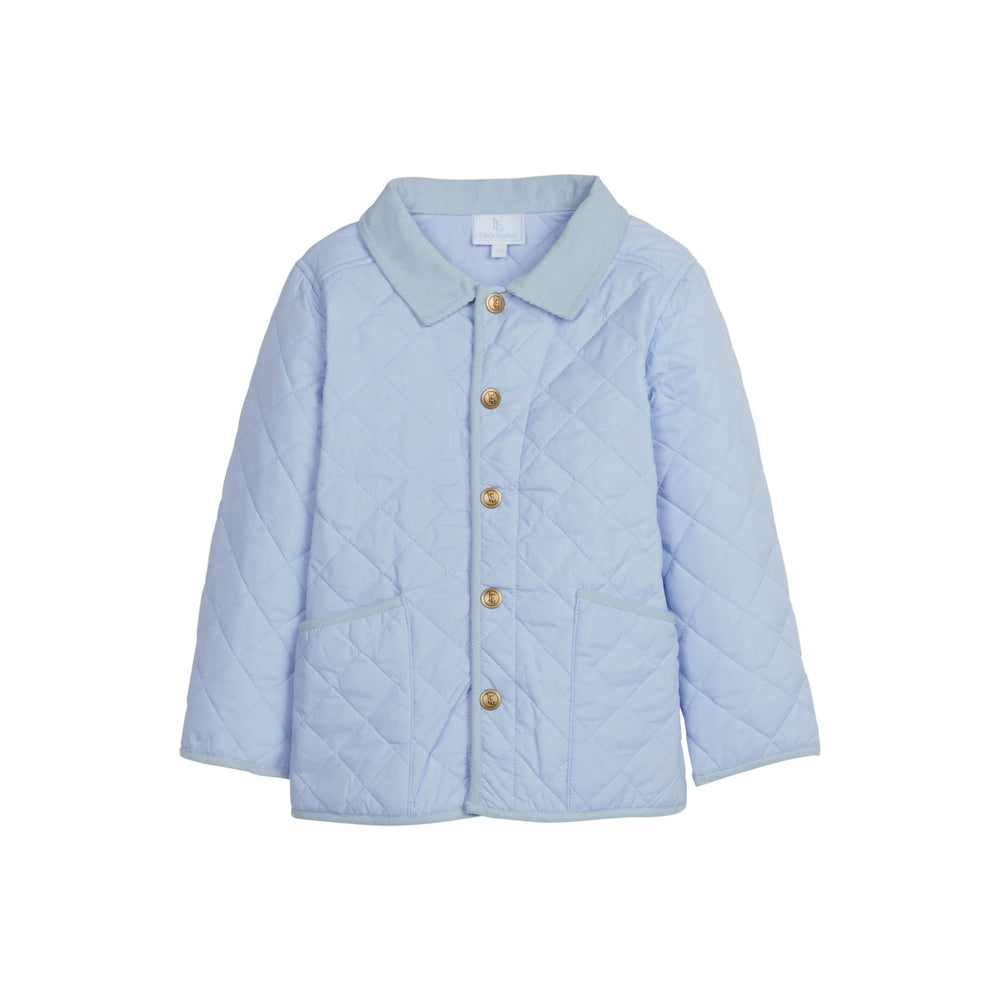 Classic Quilted Jacket - Light Blue