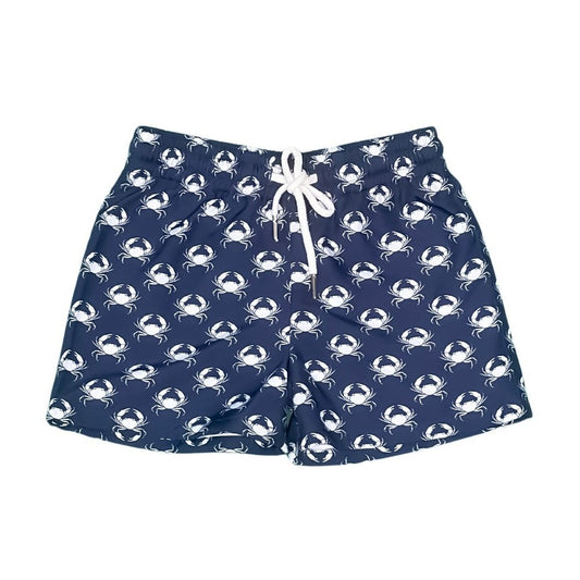 Navy Crab Swim Trunk