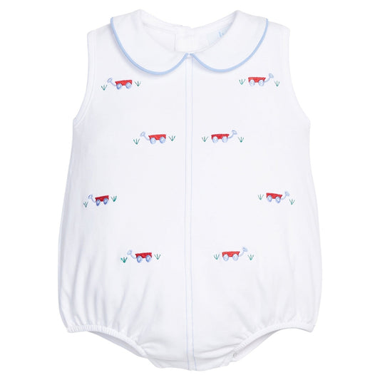 Embroidered Peter Pan Bubble - Wagon