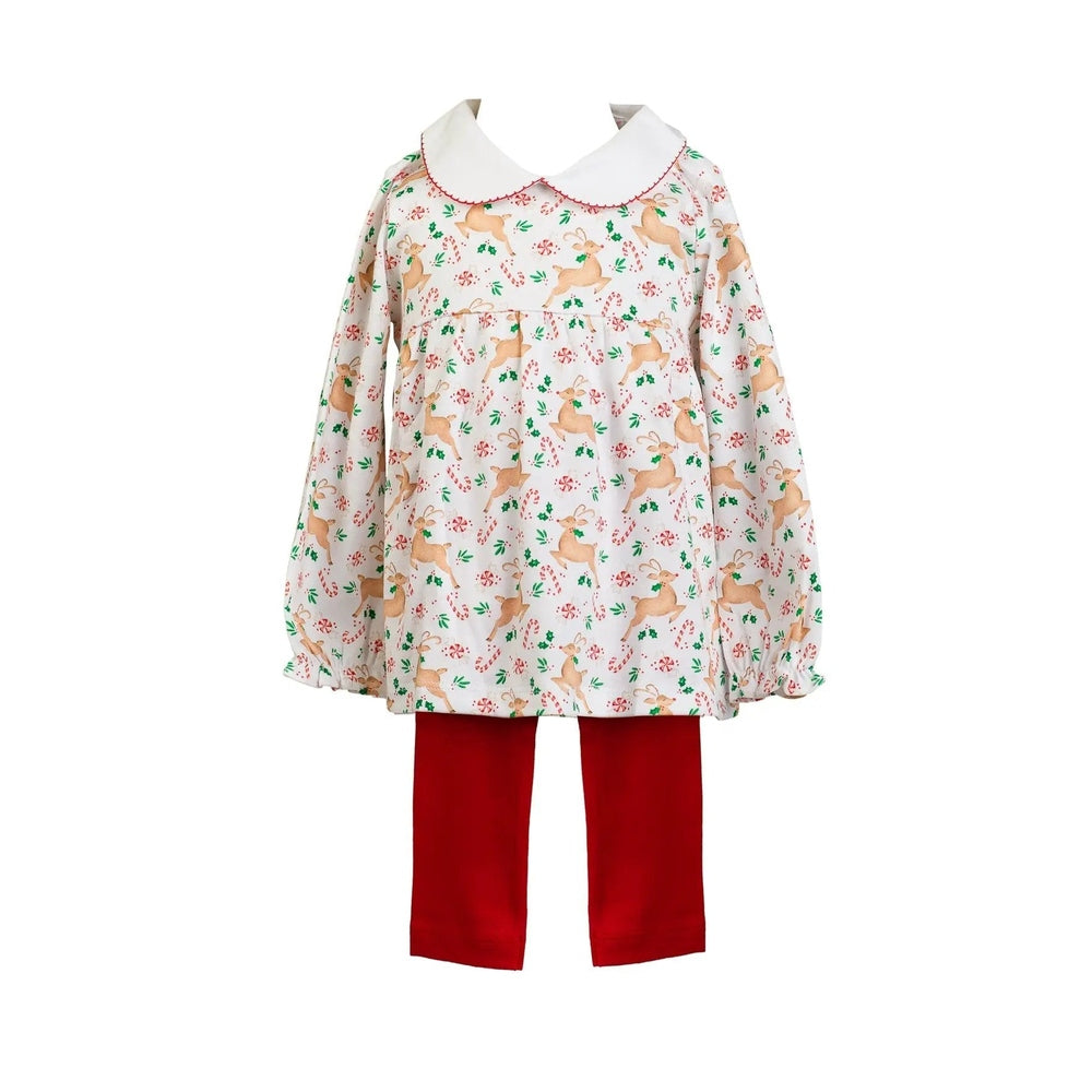 Prancer Long Sleeve Tunic Set