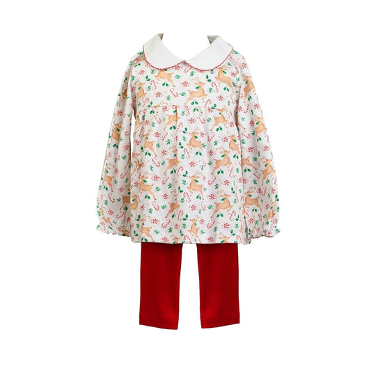 Prancer Long Sleeve Tunic Set