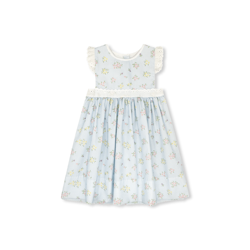 Pinafore Dress - Spring Time Blooms
