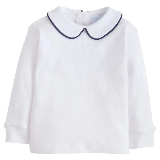 Piped Peter Pan - Navy