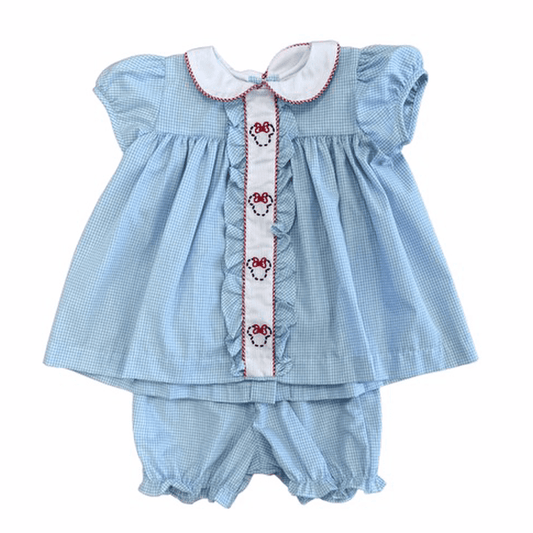 Minnie Bloomer Set - Light Blue