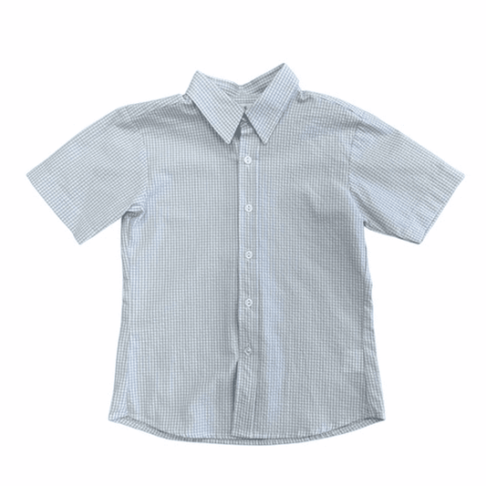 Seersucker Shirt - Blue