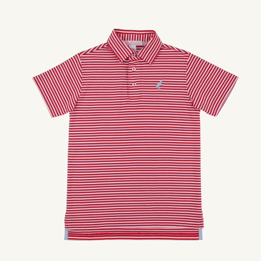 Prim and Proper Polo - Richmond Red/Beale Street Blue