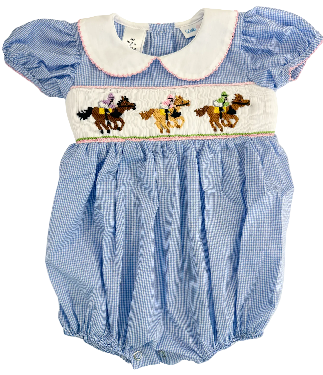 Derby Girl Smocked Bubble