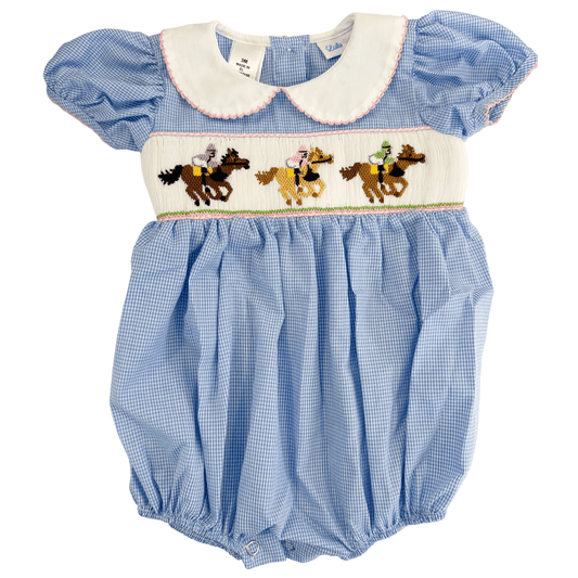 Derby Girl Smocked Bubble