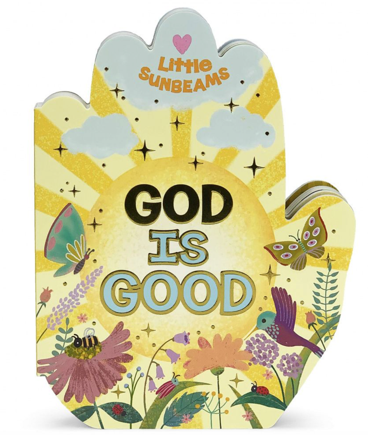 God Is Good Praying Hands Shaped Board Book