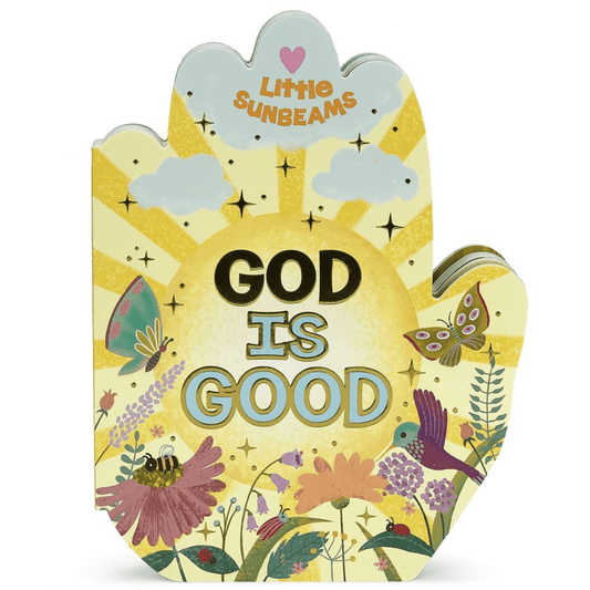 God Is Good Praying Hands Shaped Board Book