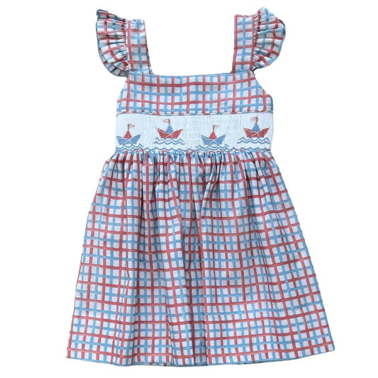 Boat Smocked Dress