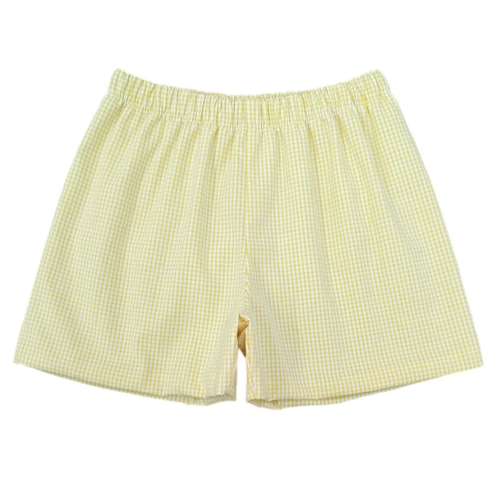 SQUEEZE THE DAY - YELLOW SHORTS