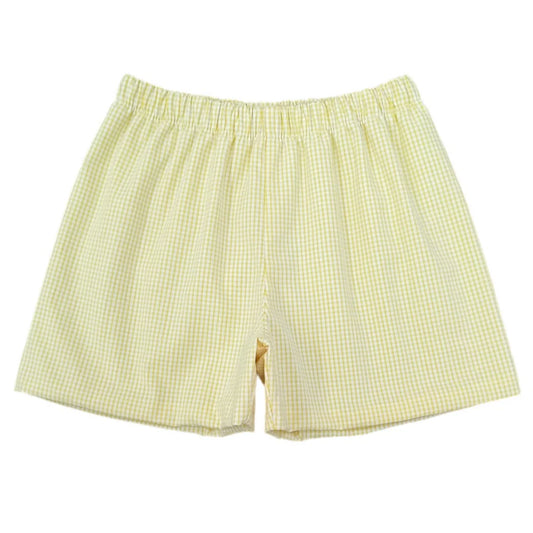SQUEEZE THE DAY - YELLOW SHORTS