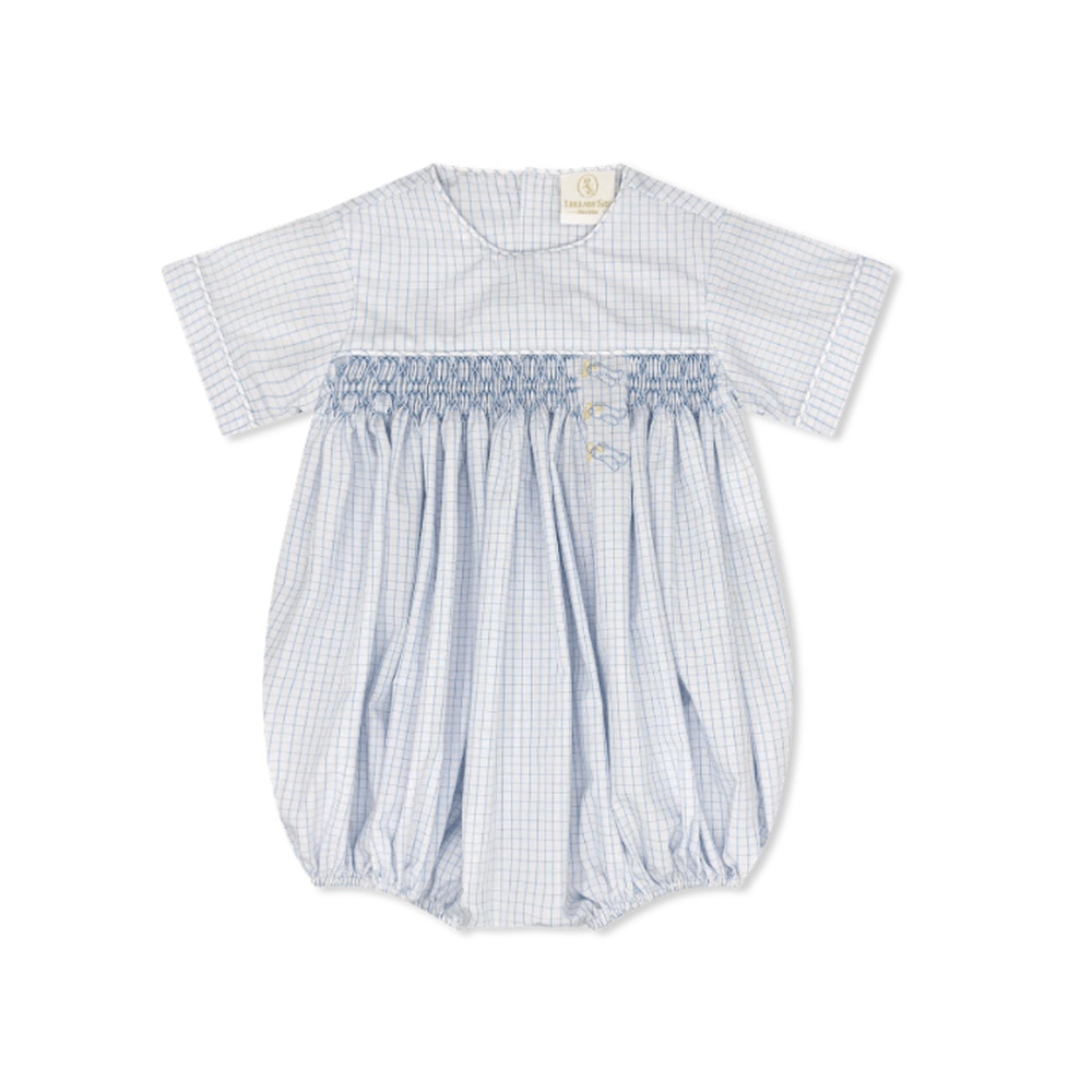 Hayes Bubble - Classic Blue Windowpane, Airplanes