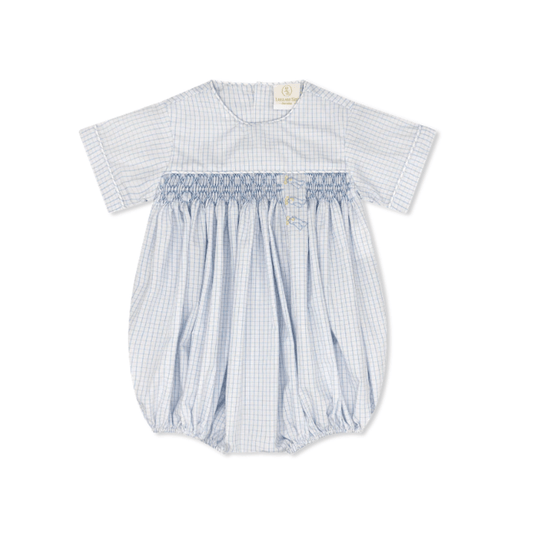 Hayes Bubble - Classic Blue Windowpane, Airplanes