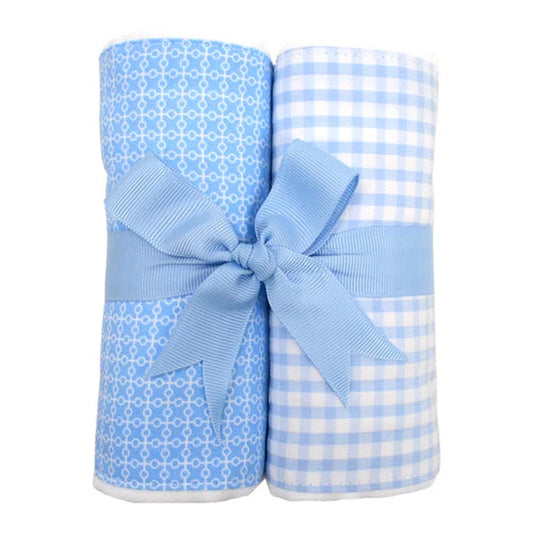 Airplane Set of 2 Burp Cloths