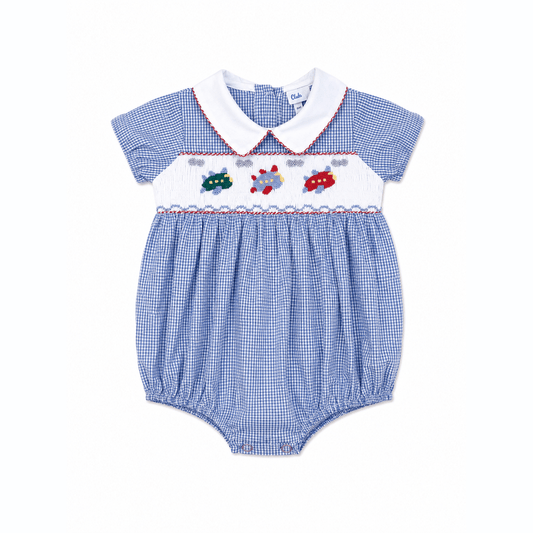 Airplane Smocked Bubble