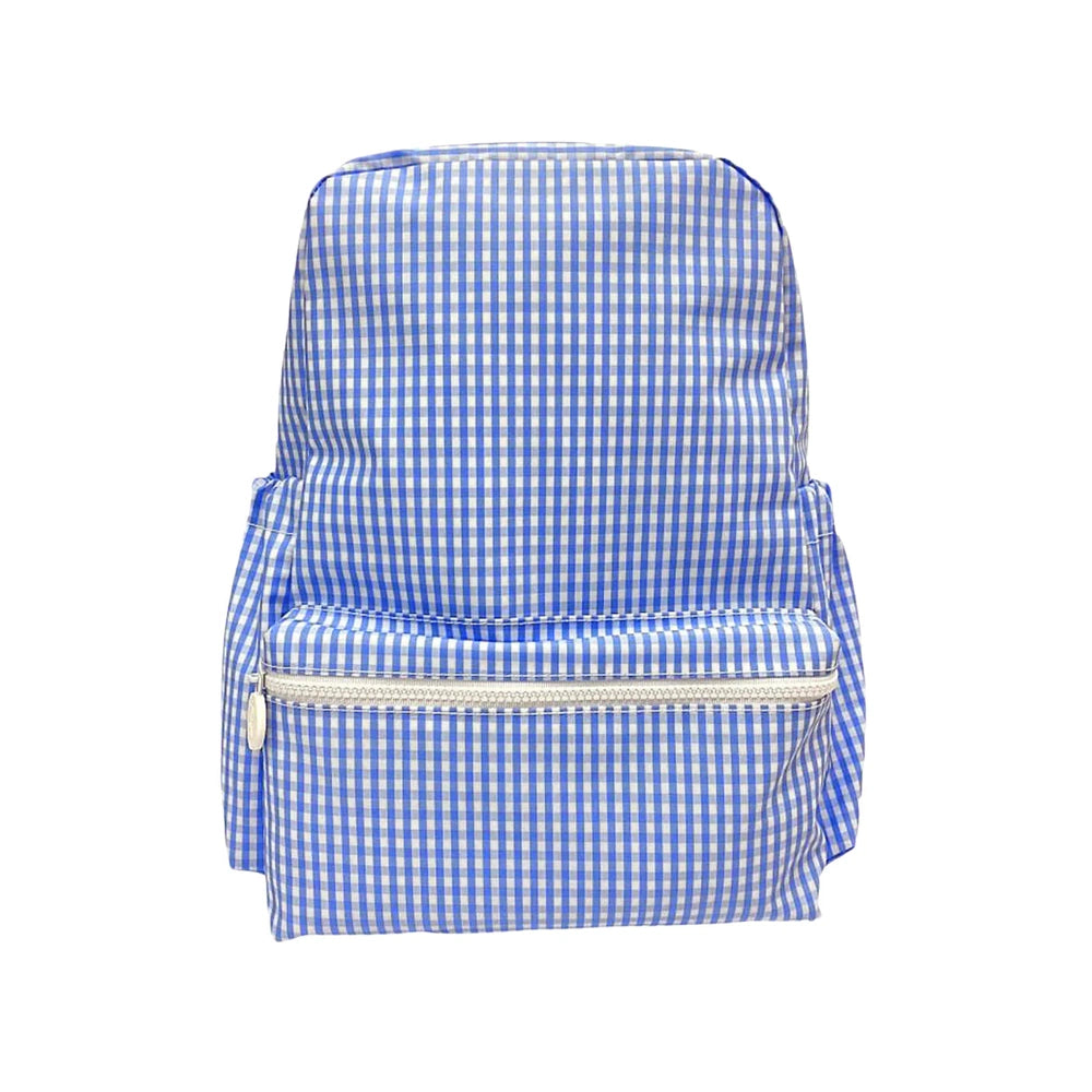 Blue Gingham Backpack