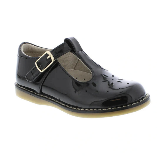 Footmates - Sherry - Black Patent