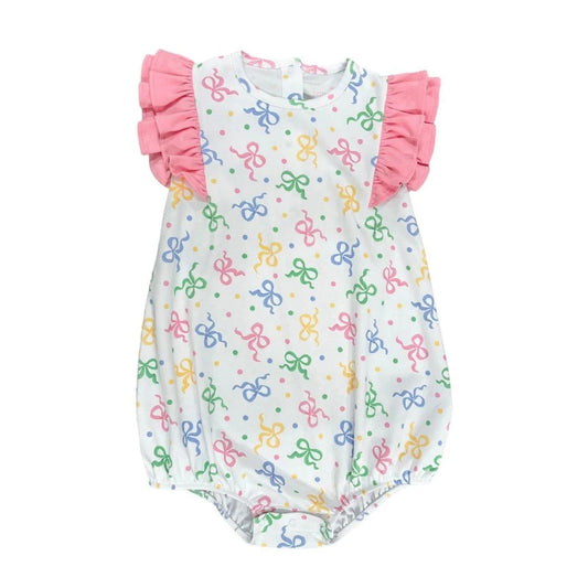 Blake Bubble - Pastel Bows Knit