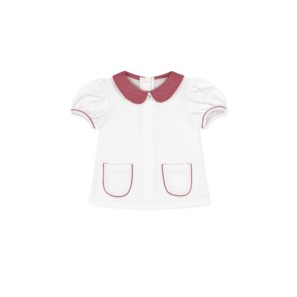 Legacy White & Ramsey Red Bloomer Set