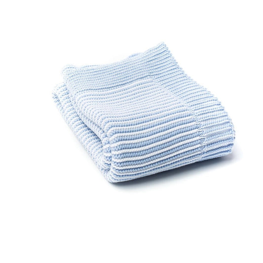Stripe Blanket - Blue/White