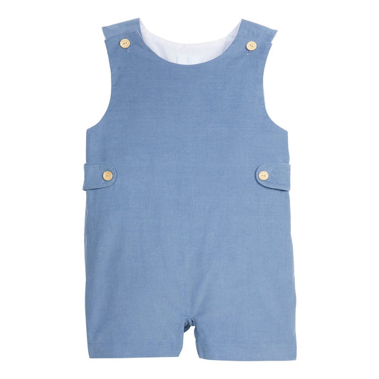 Button Tab John John - Stormy Blue Corduroy