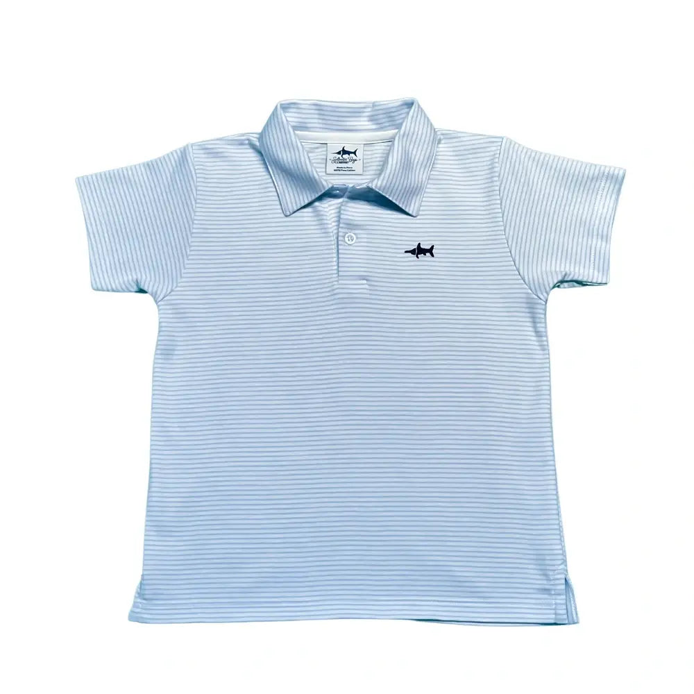 Blue Stripe Polo