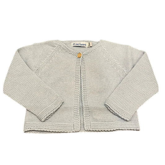 One Button Cardigan - Light Blue