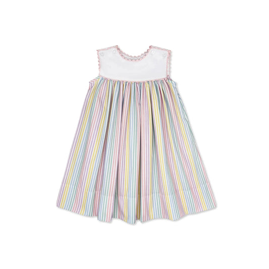 Charming Dress - Petunia Pinstripe