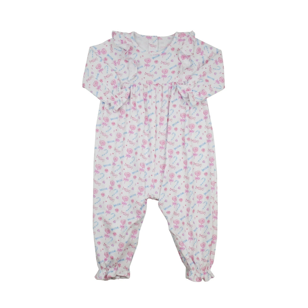 Pastel Holiday Candy Romper