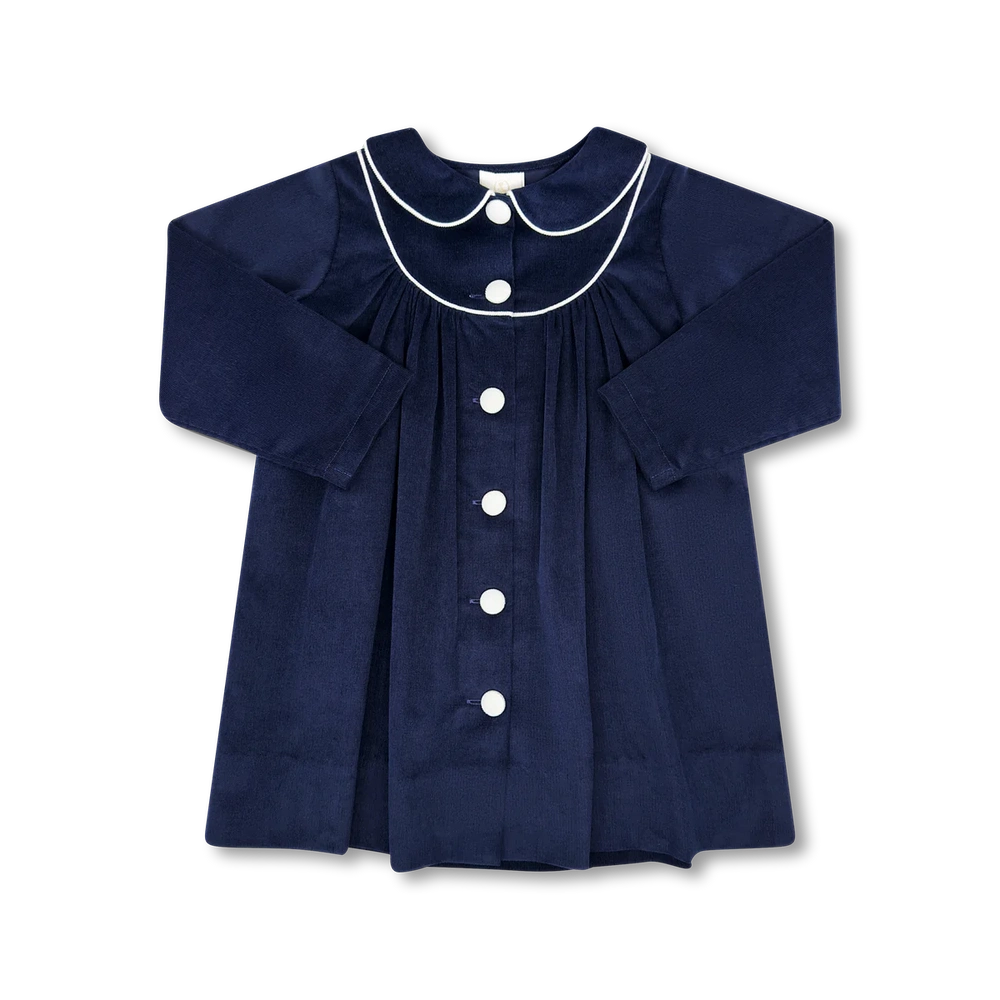 Collette Coat - High Point Navy Cord