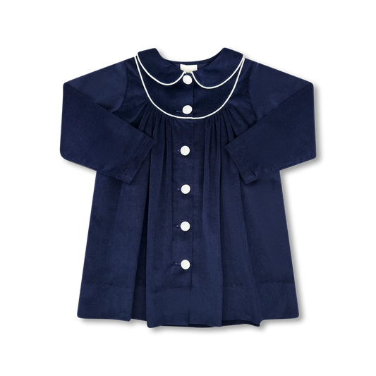 Collette Coat - High Point Navy Cord