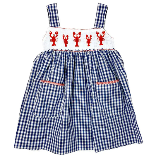 Crawfish Smocked Dress