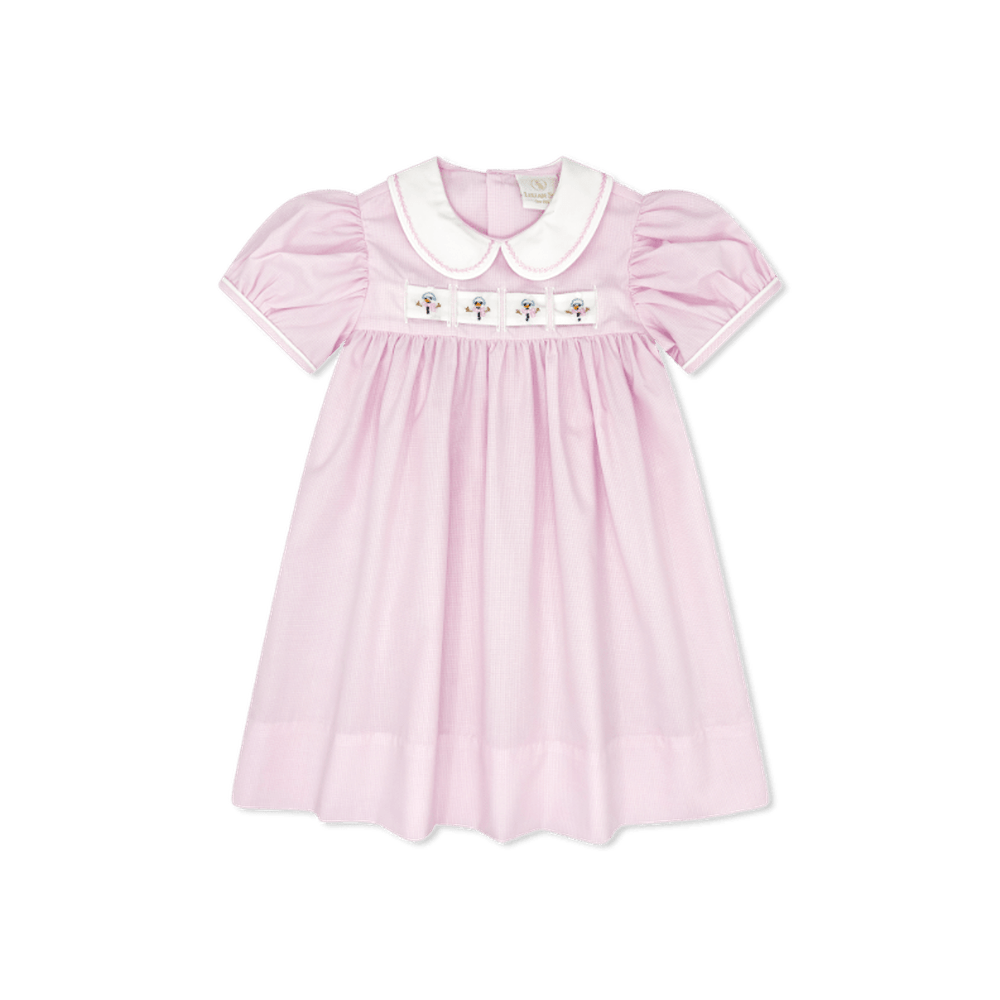 Ruth Ribbon Dress - Baby Pink