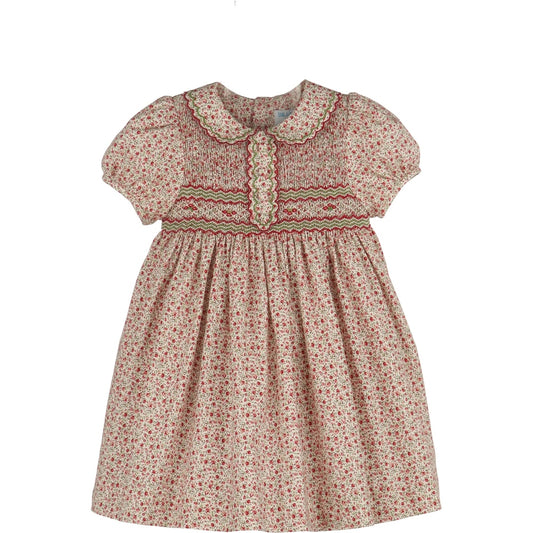 Mulberry Floral Smock Dress