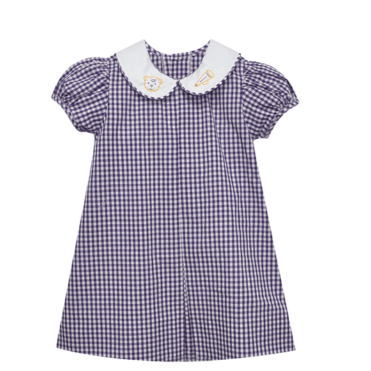 Tiger Girl Dress - Purple/Gold