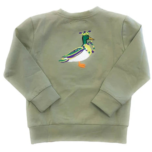 Mardi Gras Duck Long Sleeve Shirt
