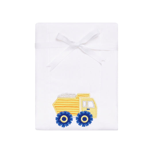 Dump Truck Burp Cloth