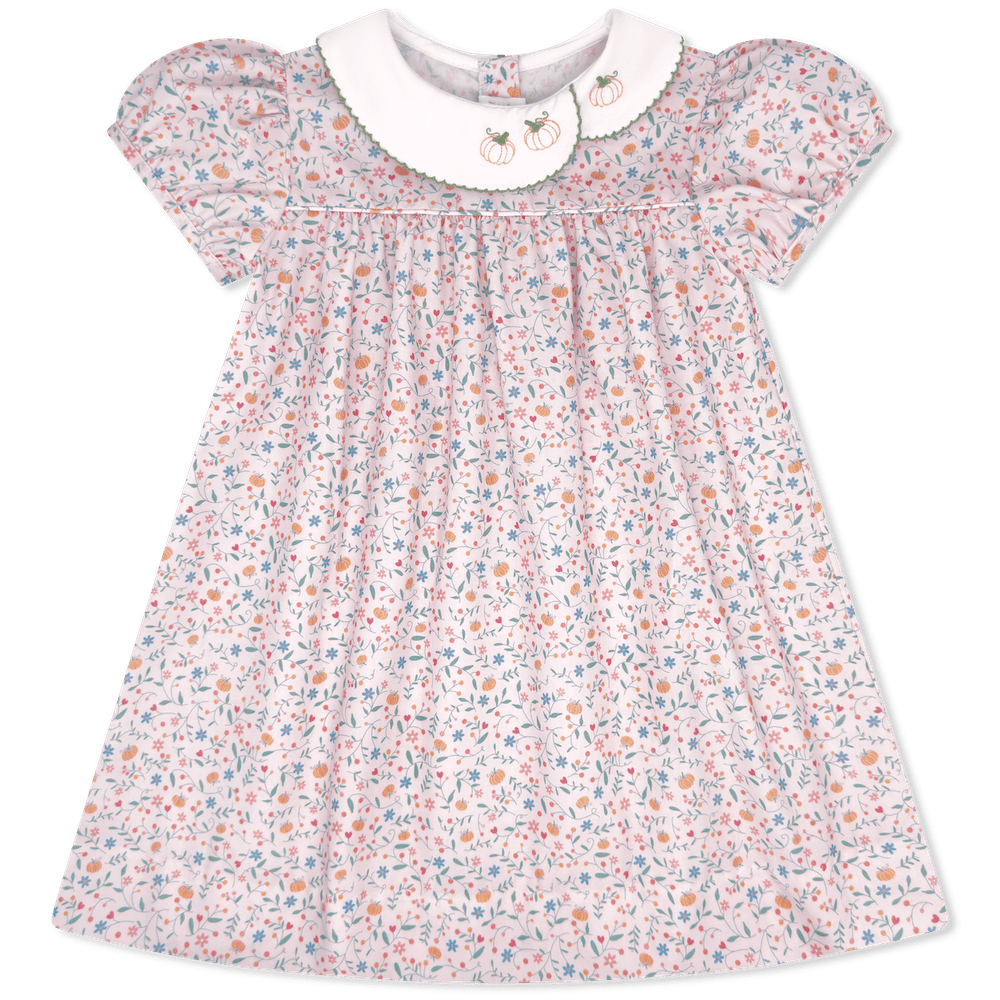 Eloise Dress - Pumpkin Grove Floral